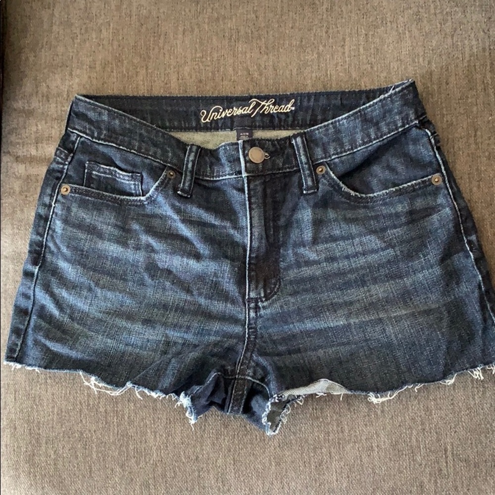 Universal Thread high rise jean shorts